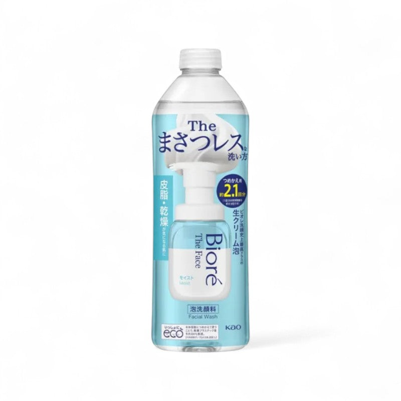 Kao Biore The Face Foam Facial Cleanser Oil Control 340ml Refill