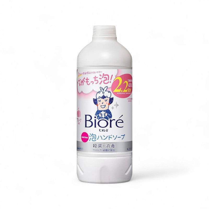 Kao Biore U Foaming Hand Wash Fruit - 430ml Refill