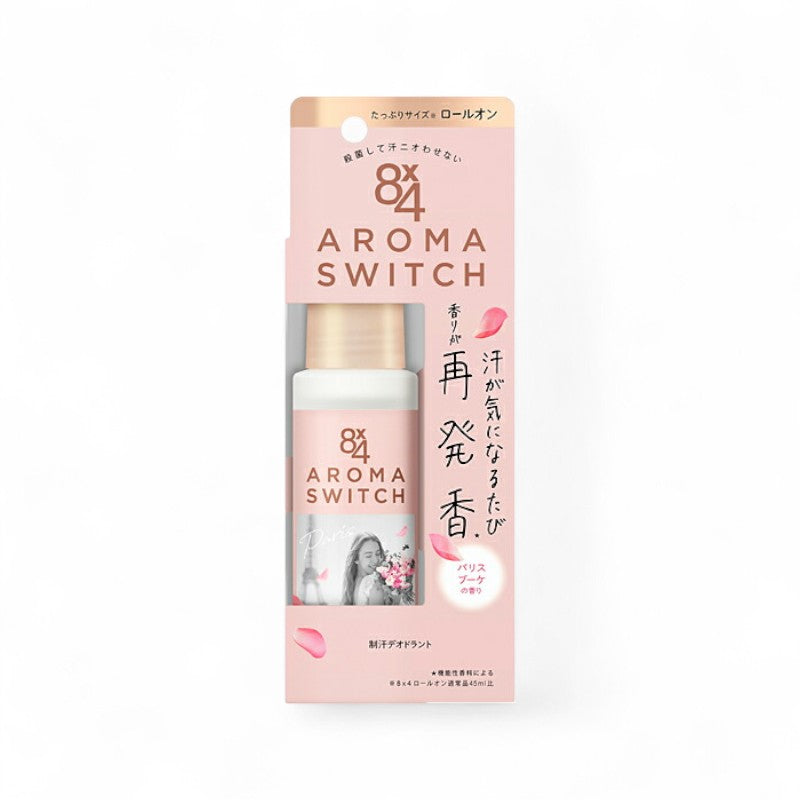 Kao 8 x 4 Aroma Switch Deodorant Antiperspirant Ball Paris Bouquet - 65ml