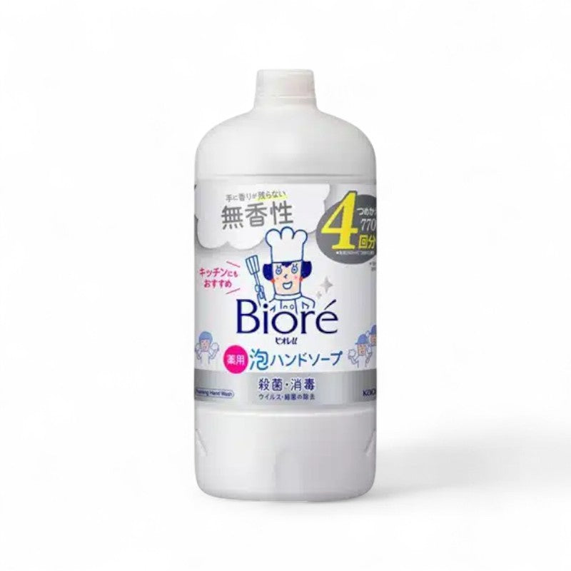 Kao Biore U Foaming Hand Wash Fragrance Free - 770ml Refill