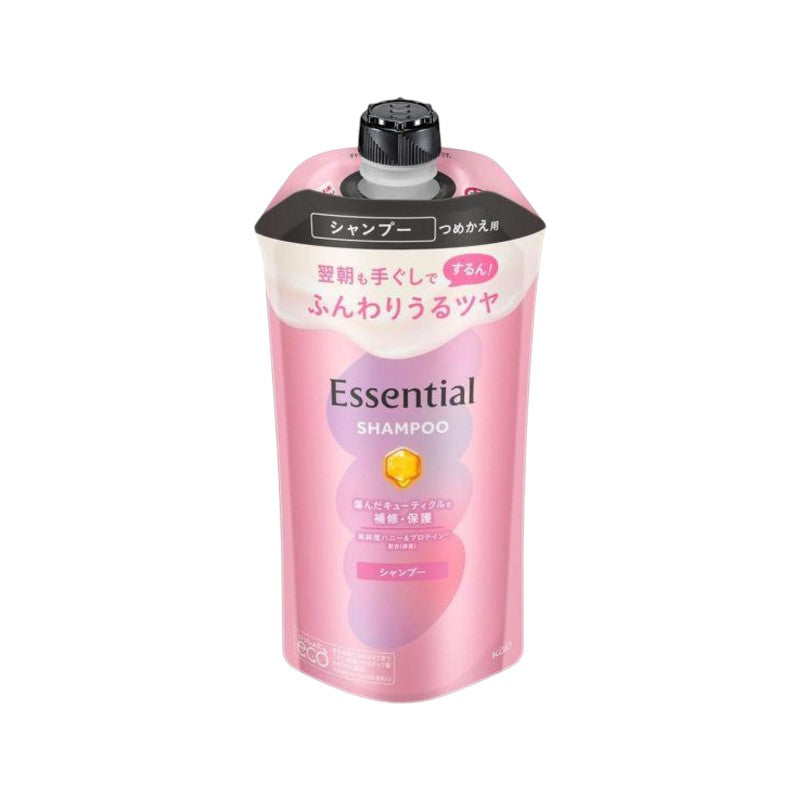 Kao Essential Soft &amp; Glossy Shampoo 300ml Refill