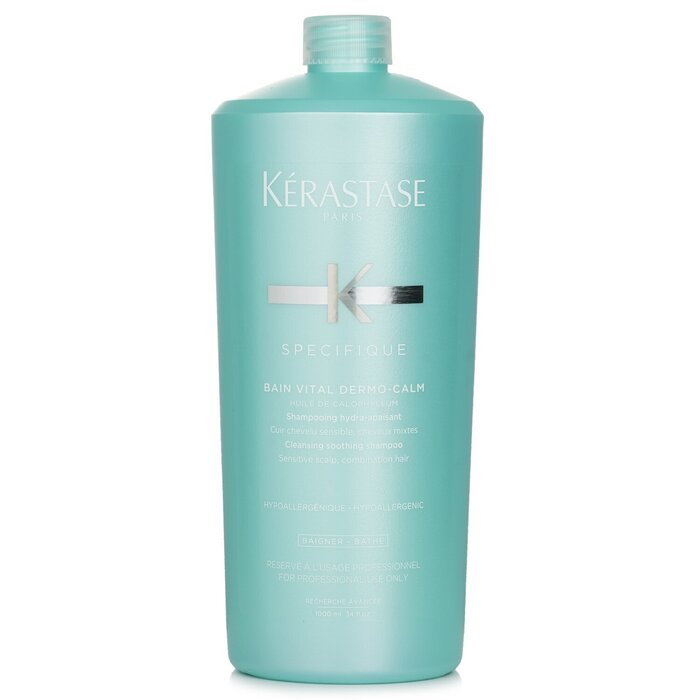 Kerastase Specifique Bain Vital Dermo-Calm Cleansing Soothing Shampoo (Sensitive Scalp, Combination Hair) E0492504 1000ml/34oz