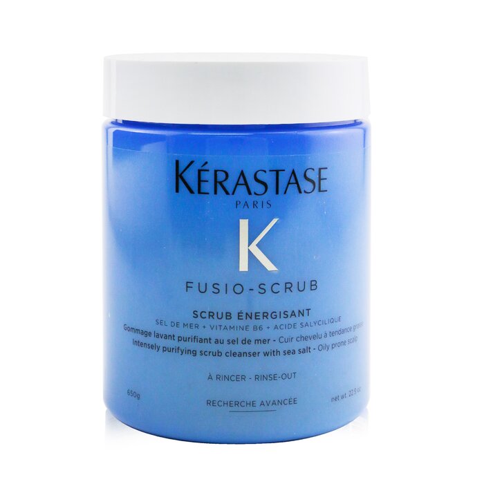 Kerastase Fusio-Scrub Scrub Energisant Intensely Purifying Scrub Cleanser with Sea Salt (Oily Prone Scalp) 650ml/22.9oz