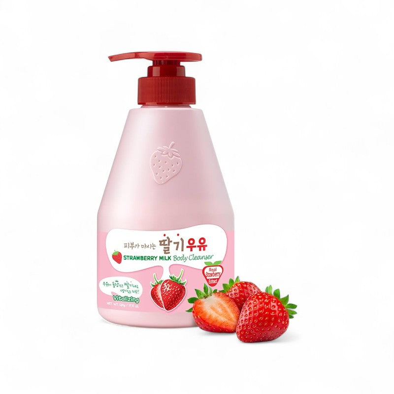 Kwailnara Milk Body Cleanser - 9 Types Strawberry