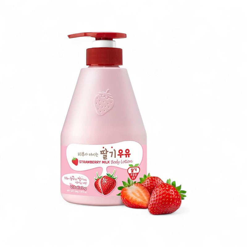 Kwailnara Milk Body Lotion - 9 Types Strawberry