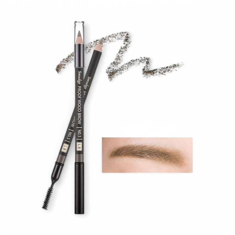 MISSHA Smudge Proof Wood Brow - 6 Colors Light Brown
