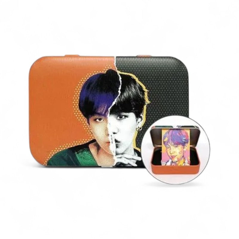 MTPR BTS Suga Face Illustration Contact Lens Case 1 pc