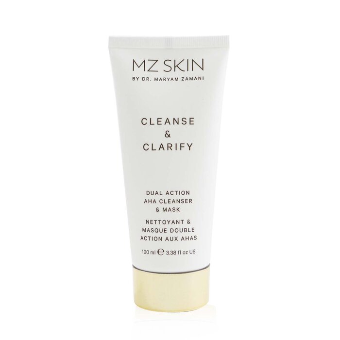 MZ Skin Cleanse &amp; Clarify Dual Action AHA Cleanser &amp; Mask 180735 / 300009 100ml/3.38oz