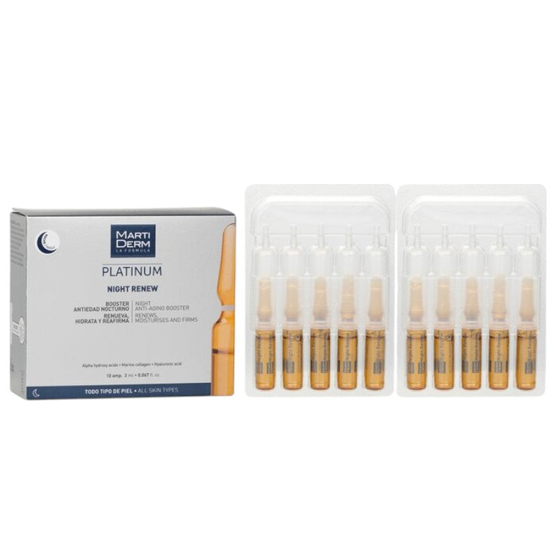 Martiderm Platinum Night Renew Ampoules (For All Skin) 435587 10Ampoules x2ml