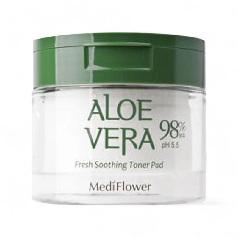 MediFlower Aloevera Fresh Soothing Toner Pad 60 pads