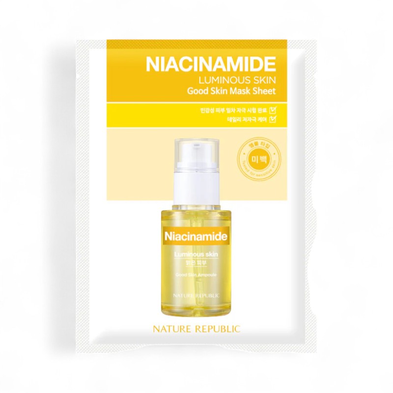 NATURE REPUBLIC Good Skin Mask Sheet - 10 Types Niacinamide