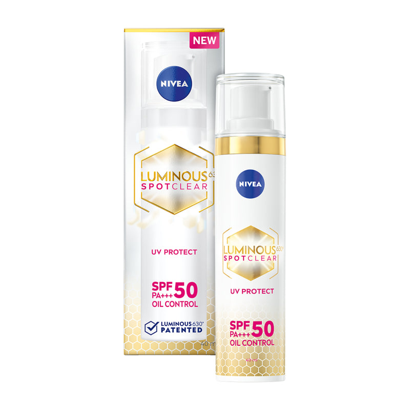 Nivea Luminous 630 Spot Clear UV Protect SPF50 PA+++ Oil Control 40ml