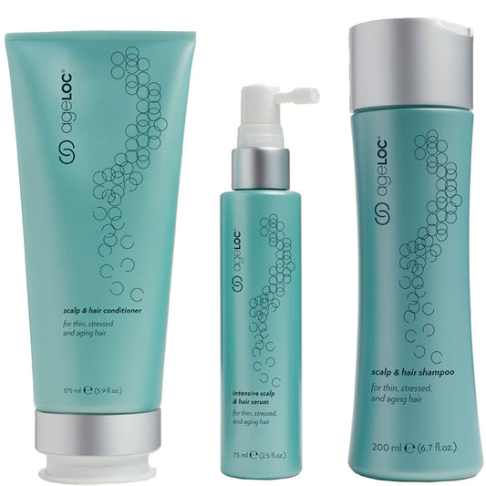 NuSkin Nutriol Scalp & Hair Shampoo+Conditioner+Serum 3pcs