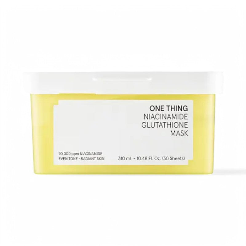 ONE THING Niacinamide Glutathione Mask Jumbo 30 sheets