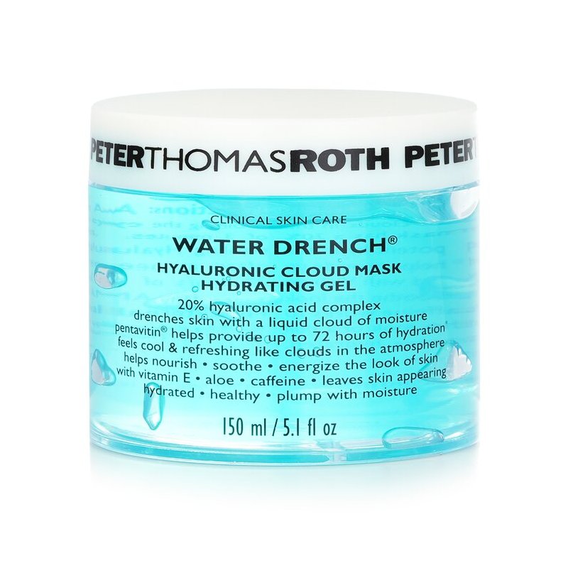 Peter Thomas Roth Water Drench Hyaluronic Cloud Mask Hydrating Gel 13-01-234/016336 150ml/5.1oz