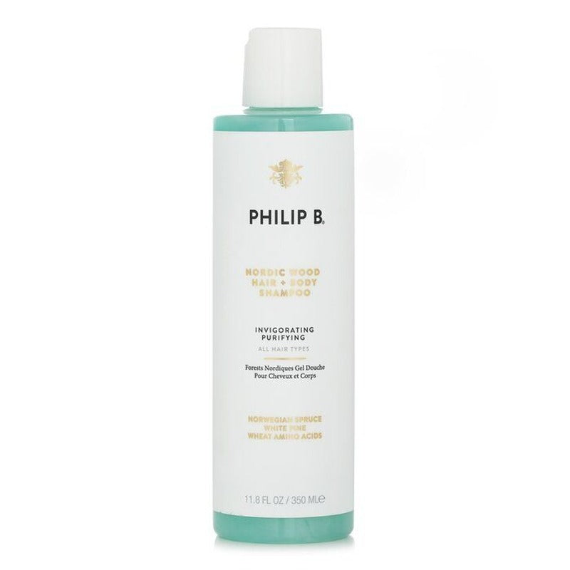 Philip B Nordic Wood Hair + Body Shampoo (Invigorating Purifying - All Hair Types)  19350 350ml/11.8oz