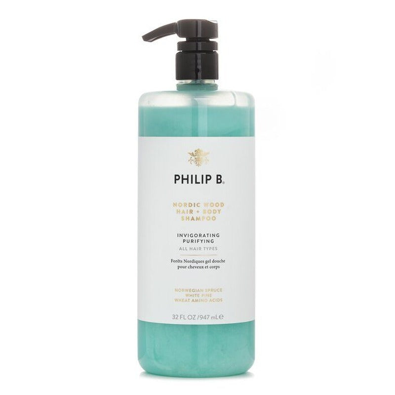 Philip B Nordic Wood Hair + Body Shampoo (Invigorating Purifying - All Hair Types)  19947 947ml/32oz