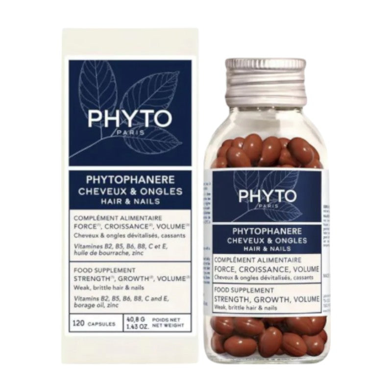 Phyto Phanere Dietary Supplement Hair &amp; Nails 120 Caps