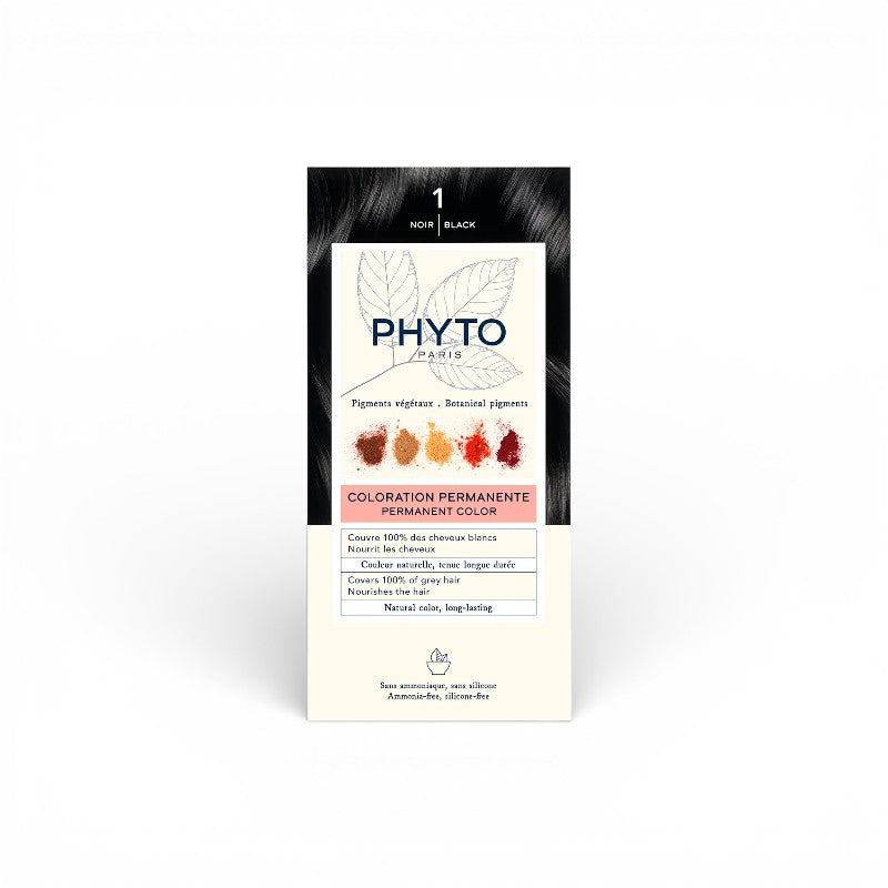 Phyto Phytocolor Coloration Permanente - 1 Black 112ml