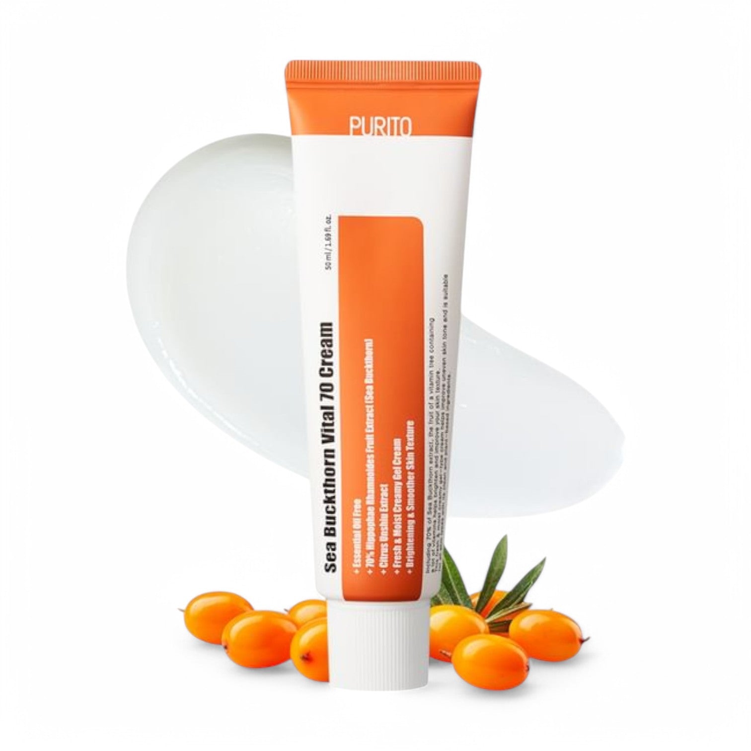 Purito SEOUL Sea Buckthorn Vital 70 Cream Renewed Version - 50ml