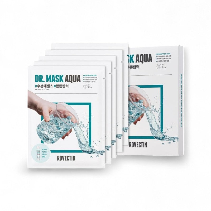 ROVECTIN Dr. Mask Set - 3 Types 25mlx5 2024 Version - Aqua