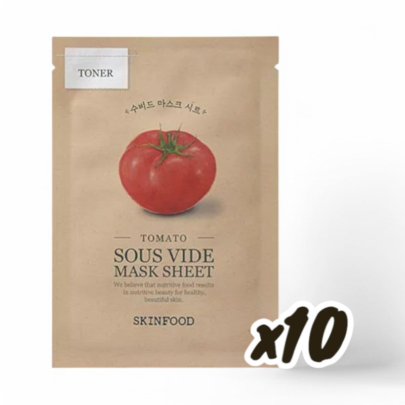 SKINFOOD Sous Vide Mask Set - 10 Types Tomato 22g x 10 pcs