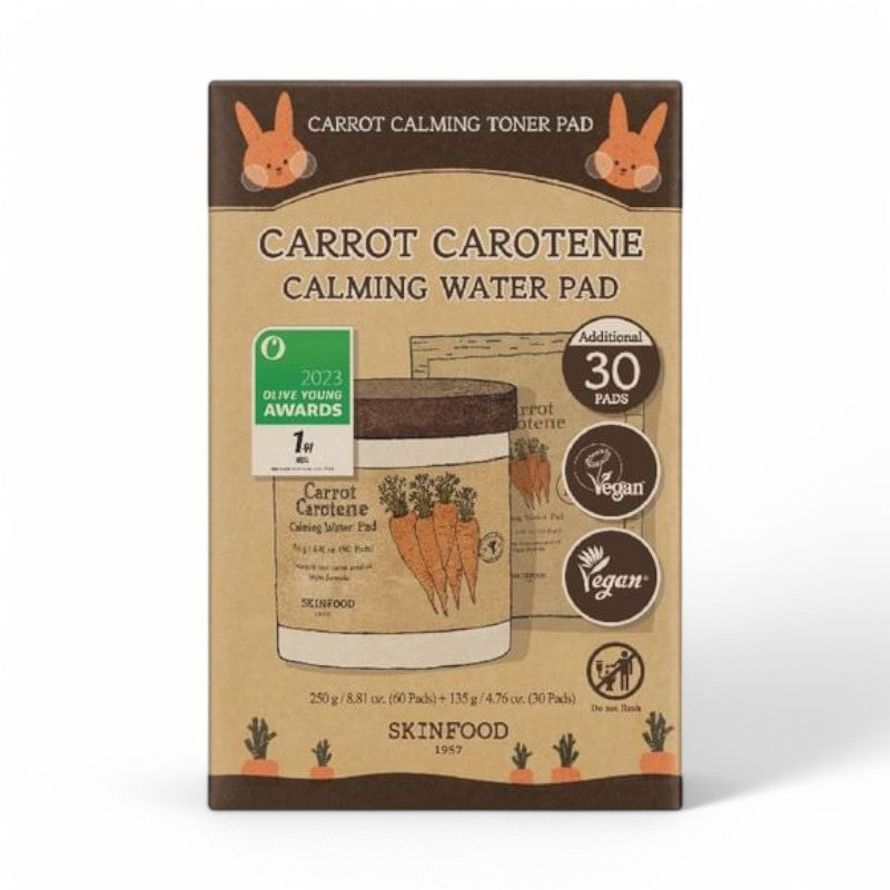 SKINFOOD Carrot Carotene Calming Water Pad Special Plus Set 2 pcs