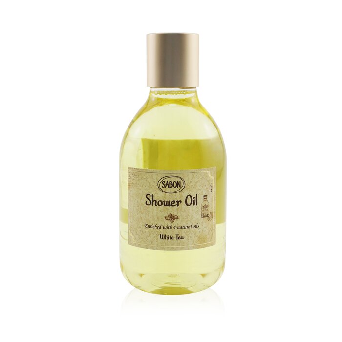 Sabon Shower Oil - White Tea (Plastic Bottle) 923391 300ml/10.5oz