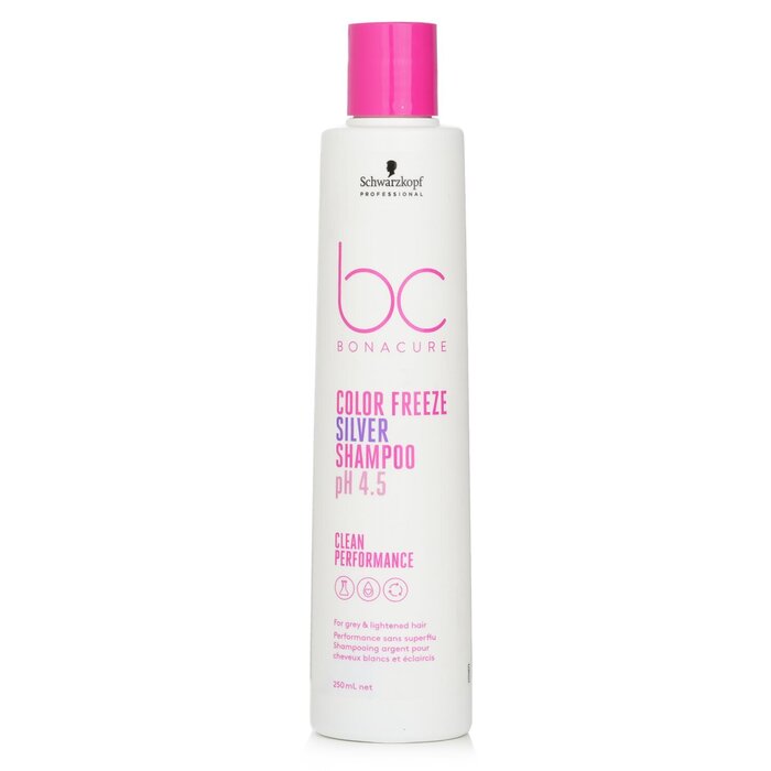 Schwarzkopf BC Bonacure pH 4.5 Color Freeze Silver Shampoo (For Grey &amp; Lightened Hair) 723472 250ml/8.4oz