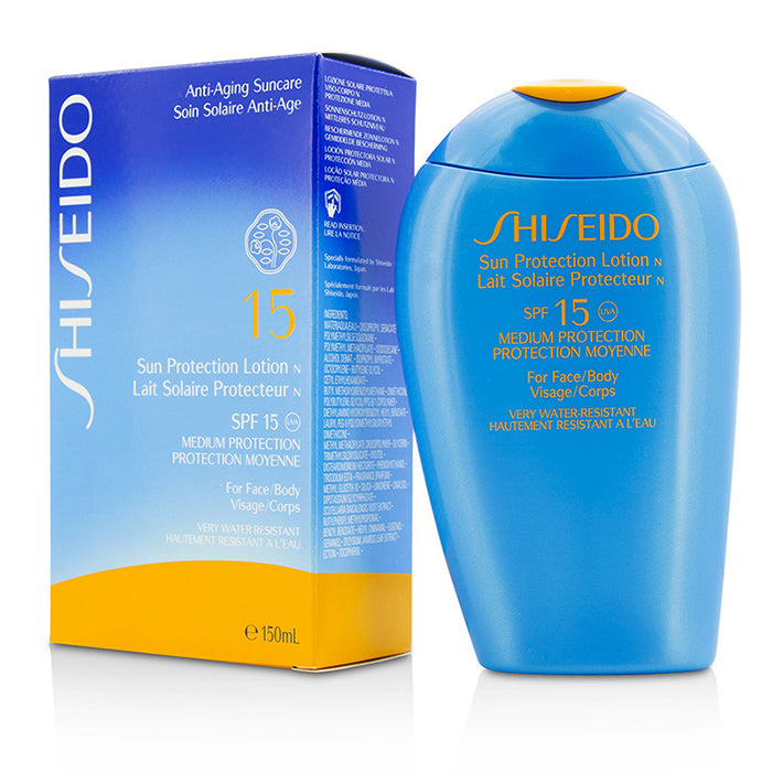 SHISEIDO Sun Protection Lotion N SPF 15 (For Face &amp; Body) 12606 150ml/5oz