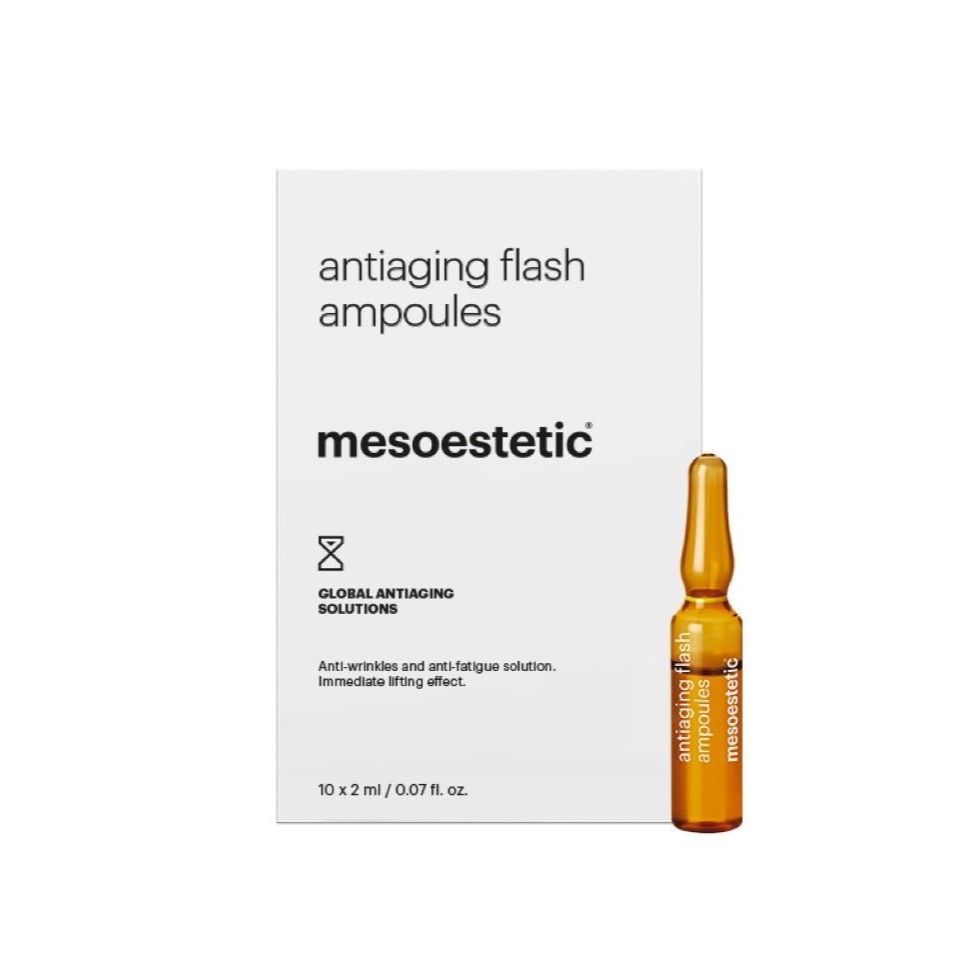 mesoestetic anti-aging flash ampoules 2ml x 10