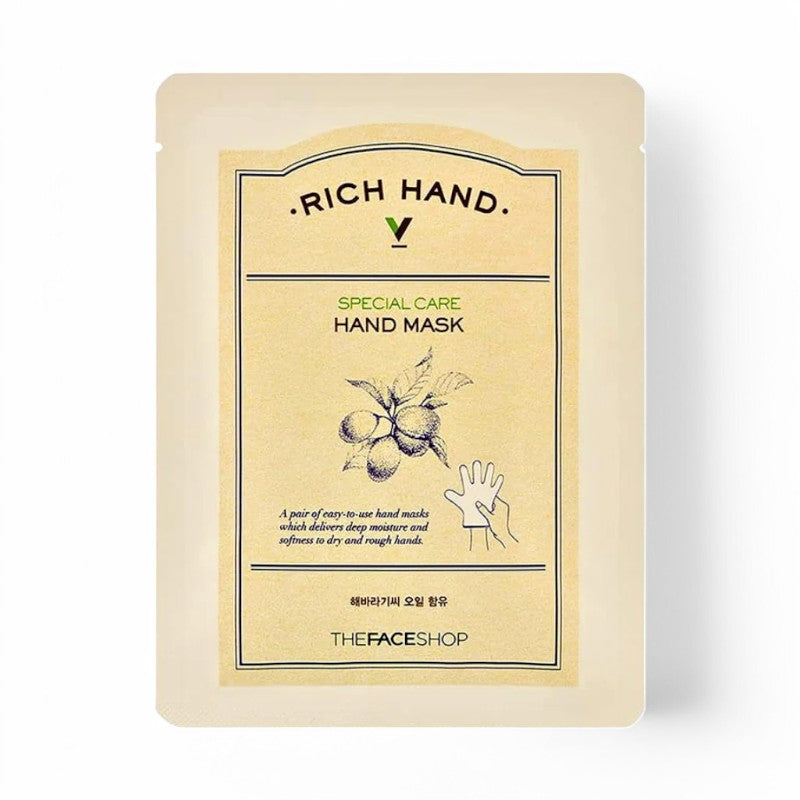 THE FACE SHOP Rich Hand V Special Care Hand Mask 1pc 16g