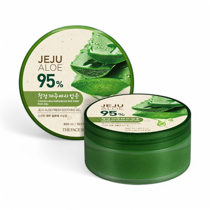 THE FACE SHOP Jeju Aloe 95% Fresh Soothing Gel 300ml