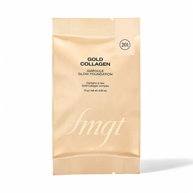 THE FACE SHOP fmgt Gold Collagen Ampoule Glow Foundation Refill Only - 2 Colors