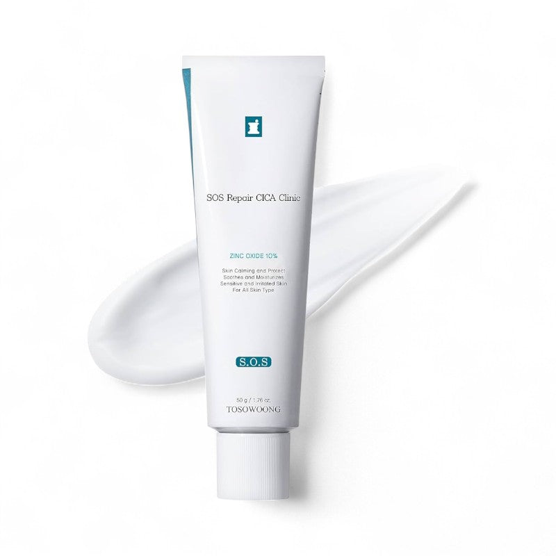 TOSOWOONG SOS Repair Cica Clinic Zinc Oxide 10% Cream 50g