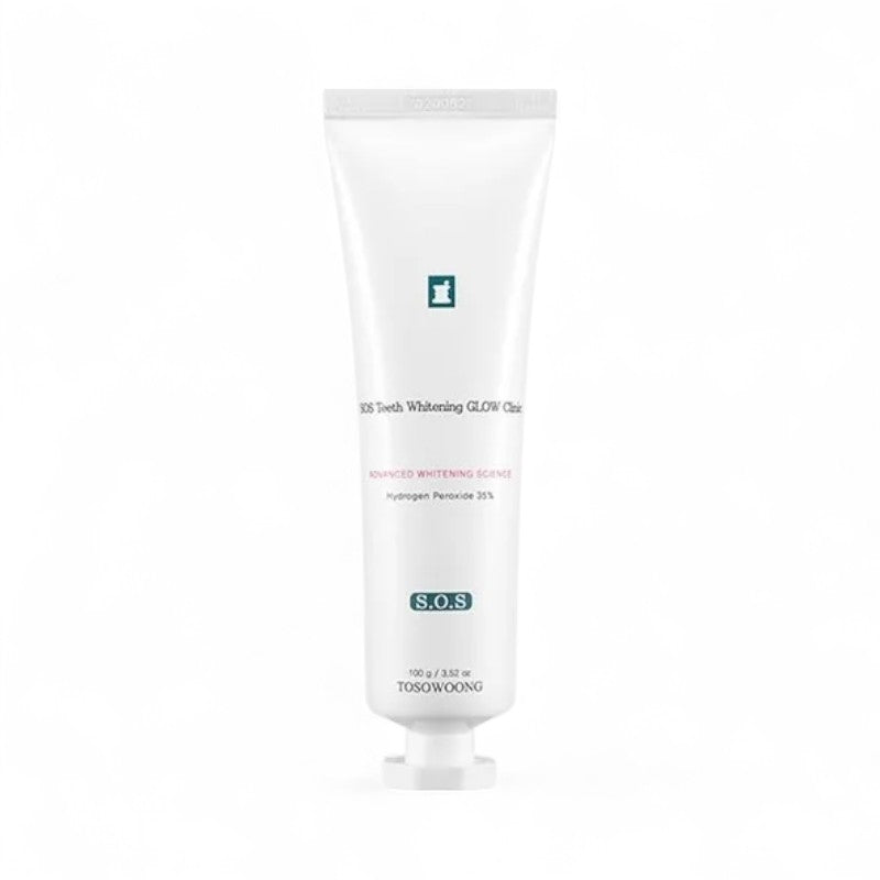 TOSOWOONG SOS Teeth Whitening Glow Clinic Glow White Toothpaste 100g