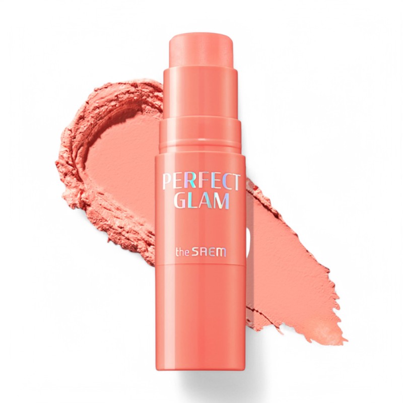 The Saem Perfect Glam Stick Blusher - 4 Colors 