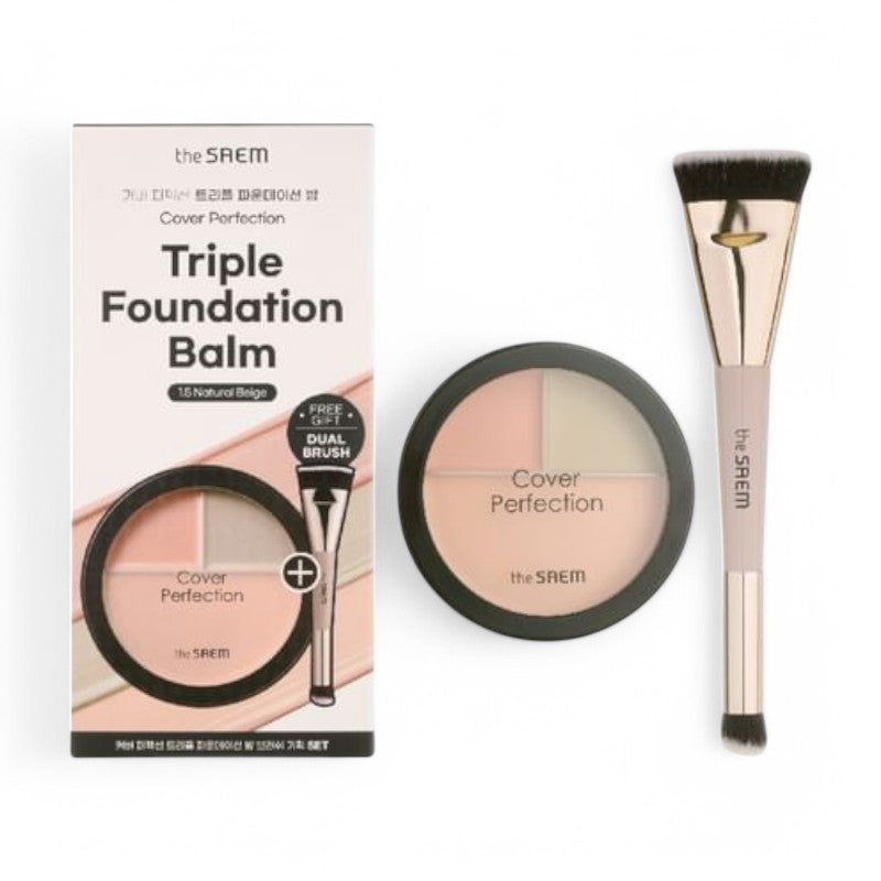 The Saem Cover Perfection Triple Foundation Balm Set