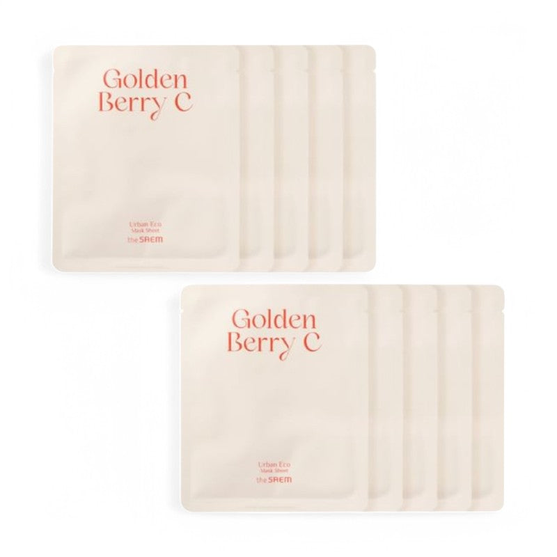 The Saem Urban Eco Golden Berry C Mask Sheet Set 23ml x 10 sheets