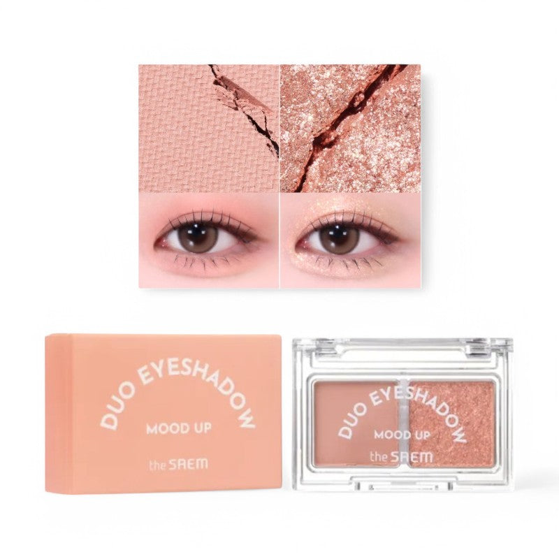 The Saem Mood Up Duo Eyeshadow - 2 Types