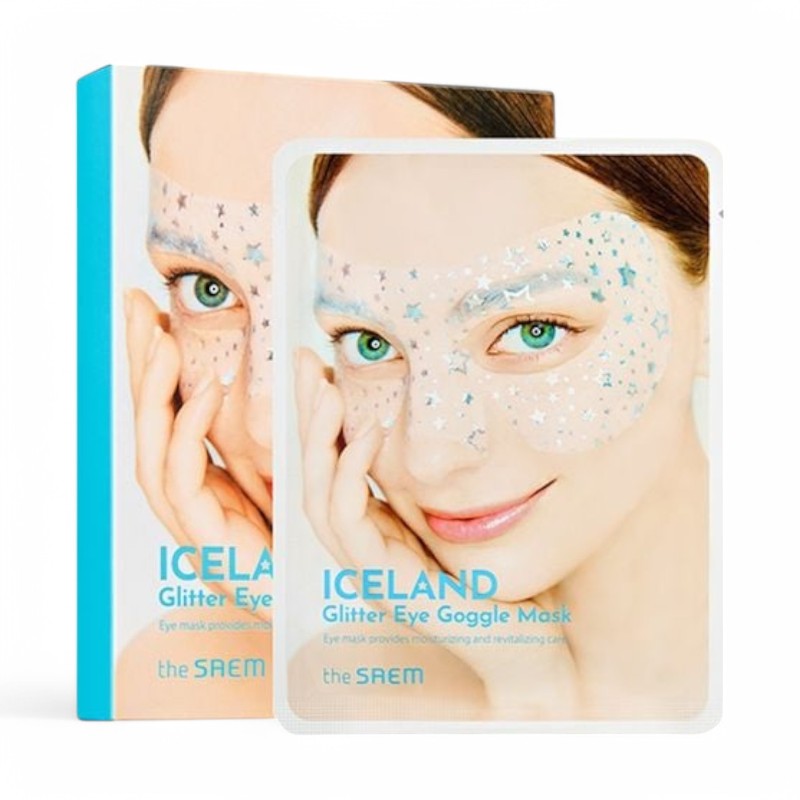 The Saem Iceland Glitter Eye Goggle Mask 10ml x 10 sheets