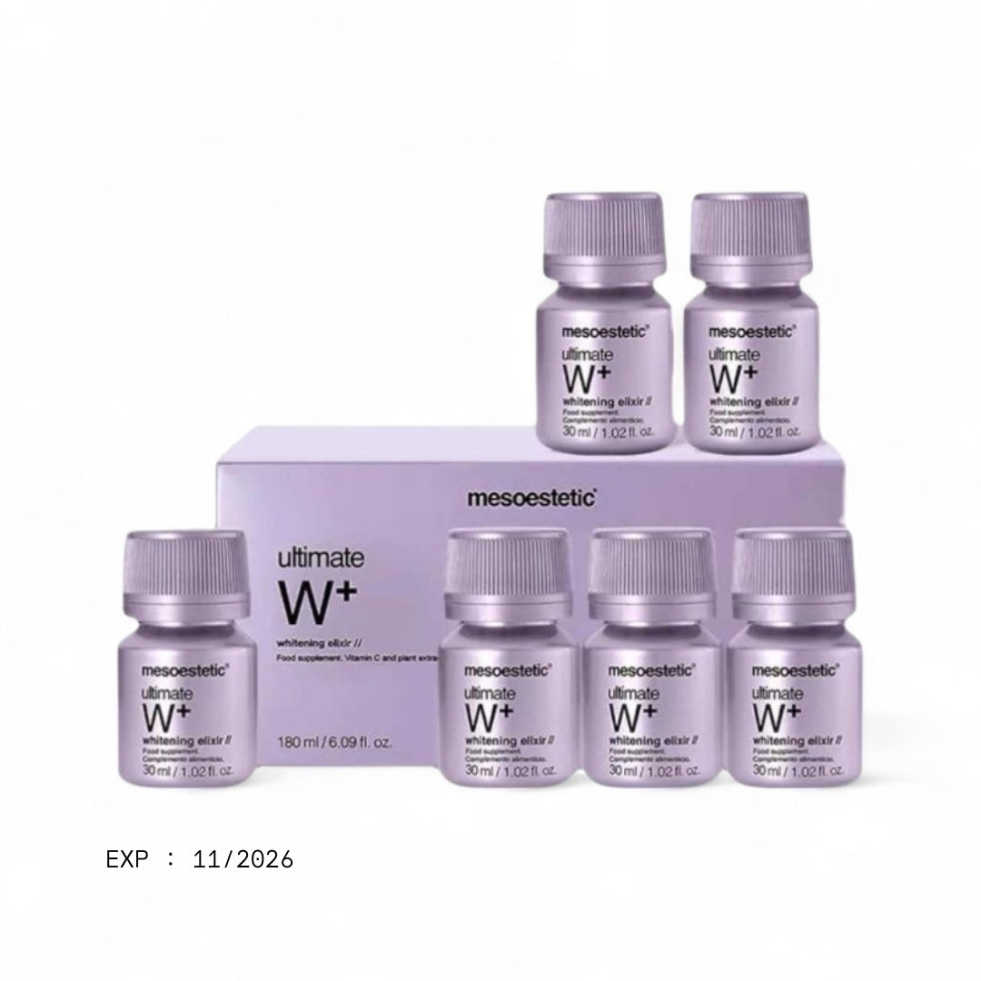 mesoestetic Ultimate W+ Whitening Elixir 6 x 30ml ［Exp : 11/2026］