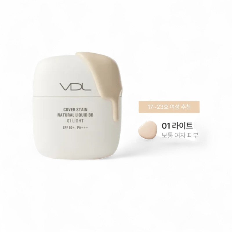 VDL Cover Stain Natural Liquid BB - 2 Colors 50ml