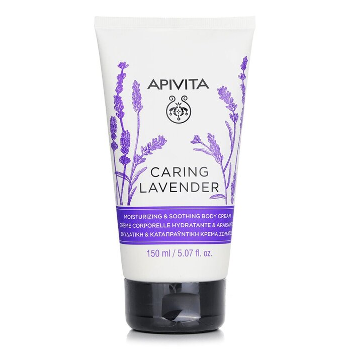 Apivita Caring Lavender Moisturizing &amp; Soothing Body Cream - For Sensitive Skin 04422 150ml/4.74oz