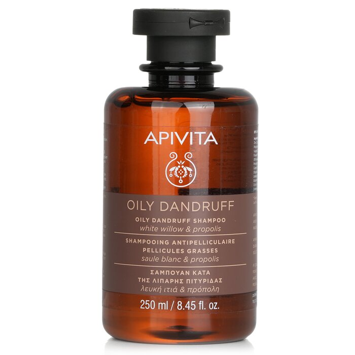 Apivita Oily Dandruff Shampoo with White Willow &amp; Propolis (For Oily Scalp) 250ml/8.45oz