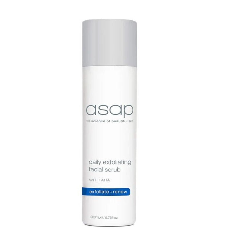 asap Skincare daily exfoliating facial scrub 200ml