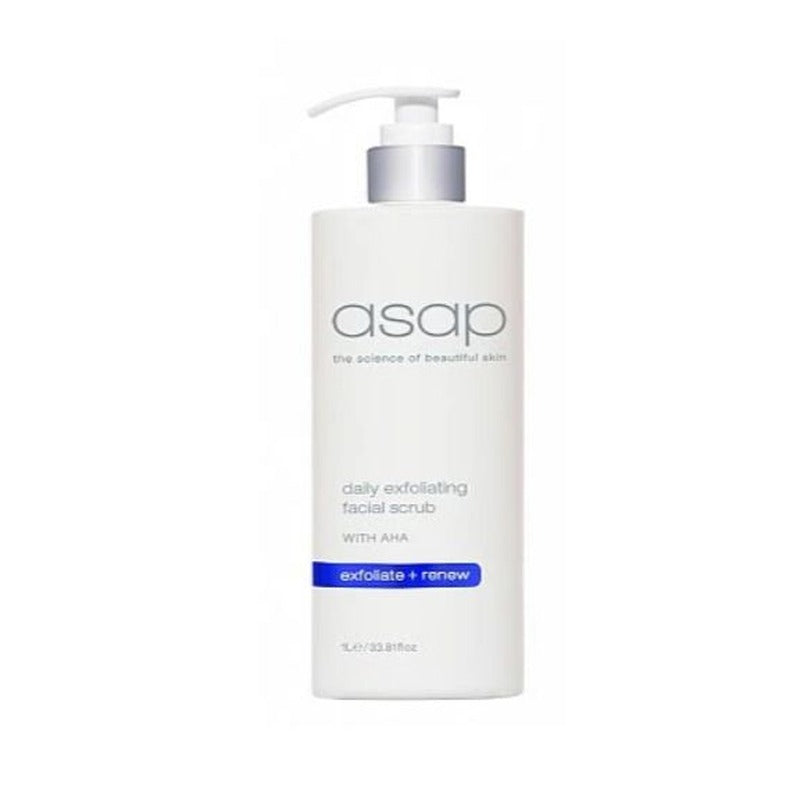 asap Skincare daily exfoliating facial scrub 1L