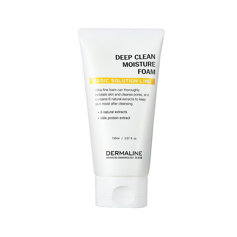 Dermaline Deep Clean Moisture Foam 150ml