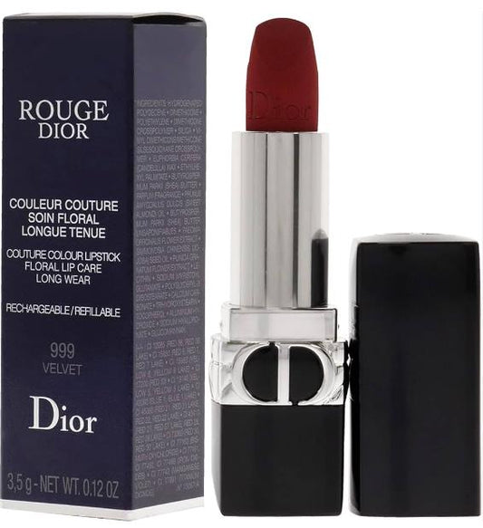 Christian Dior Rouge Dior Couture Colour Refillable Lipstick - # 999 (Velvet) C017500999 / 527118  3.5g/0.12oz