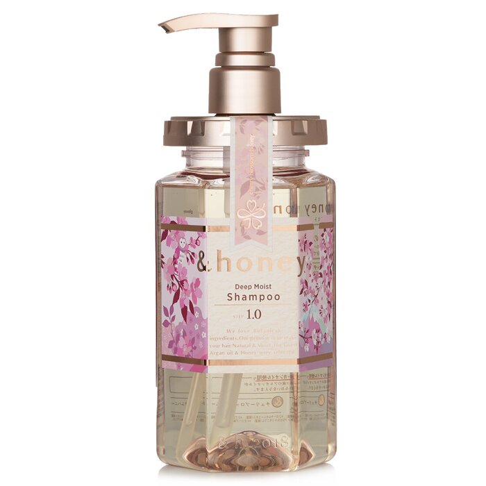&amp;honey Deep Moist Cherry Blossom Honey Shampoo 891298 440ml